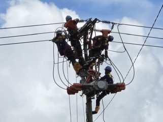 Petugas PLN di Papua. Foto: PLN Papua dan Papua Barat.