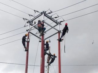 Petugas PLN di Papua Barat. Foto: PLN Papua