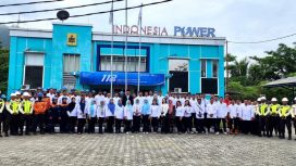 Upacara Harkitnas 2026 di PLN Indonesia Power UBP Holtekamp. Foto: PLN IP UBP Holtekamp 