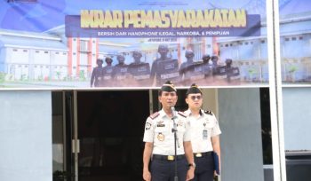 Upacara pemberian remisi Waisak. Foto: ist