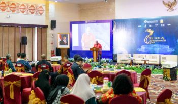Suasana pelaksanaan Fescend ke-3 Tahun 2026 mengusung tema: “Sinergi dan Transformasi Digital dalam Penguatan Ekonomi Papua yang Inklusif dan Berkelanjutan” . (Foto dok: BI Papua)