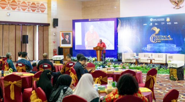 Suasana pelaksanaan Fescend ke-3 Tahun 2026 mengusung tema: “Sinergi dan Transformasi Digital dalam Penguatan Ekonomi Papua yang Inklusif dan Berkelanjutan” . (Foto dok: BI Papua)