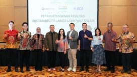 CIMB Niaga bersama Bank Danamon dan BCA menandatangani perjanjian pembiayaan sindikasi Sustainability-Linked Loan (SLL) senilai Rp4,7 triliun untuk Plaza Indonesia. (Foto dok: CIMB Niaga)