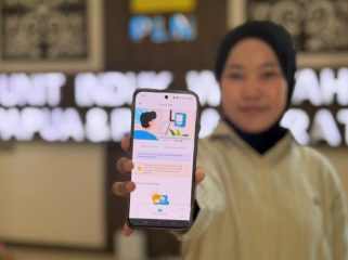 Tampilan fitur SwaCAM di genggaman pelanggan. (Foto dok: PLN)