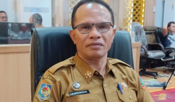 Kepala BPKAD Provinsi Papua Tengah, Alexander Manansang. (KabarPapua.co/Agies Pranoto)