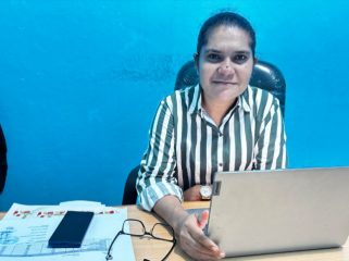 Koordinator Divisi Hukum, Pencegahan, Partisipasi Masyarakat dan Hubungan antar Lembaga (HP2H) Bawaslu Mamberamo Raya, Omega Batkorumbawa. (Foto dok: IST)