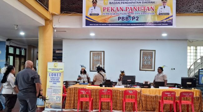 Pemkot Jayapura melalui Bapenda Kota Jayapura resmi menggelar Pekan Panutan Pajak 2026. (KabarPapua.co/Imelda) 