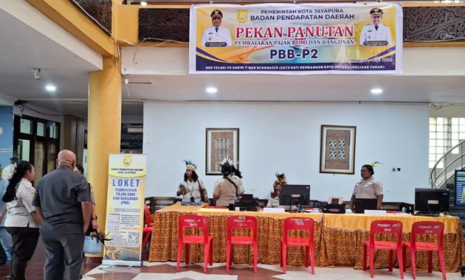 
					Pemkot Jayapura melalui Bapenda Kota Jayapura resmi menggelar Pekan Panutan Pajak 2026. (KabarPapua.co/Imelda) 