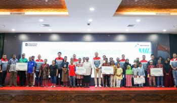 PT Pertamina (Persero) melalui Pertamina Patra Niaga Regional Papua Maluku berbagi berkah bagi 5 Panti Asuhan di Kota Jayapura, Papua. (Foto dok: Pertamina)
