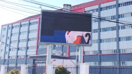 Videotron milik Pemkab Jayawijaya yang dirusak empat pelaku. (Foto dok: Diskominfo Jayawijaya)