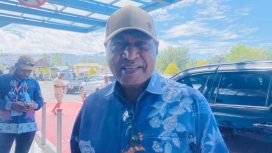 Wagub Papua Barat, Mohamad Lakotani yang juga Ketua Umum LPTQ Papua Barat. (KabarPapua.co/Yosias Wambrauw)