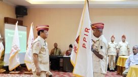 Pengukuhan dan pelantikan Koordinator Wilayah Persatuan Purnawirawan Indonesia Raya (PPIR) di 4 provinsi di papua. Foto: Imelda/KabarPapua.co