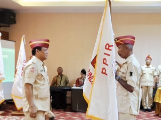 Pengukuhan dan pelantikan Koordinator Wilayah Persatuan Purnawirawan Indonesia Raya (PPIR) di 4 provinsi di papua. Foto: Imelda/KabarPapua.co