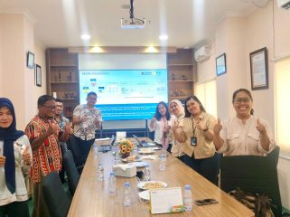Casual Meeting PLN IP UBP Holtekamp bersama dengan media di Jayapura. Foto: PLN IP Holtekamp