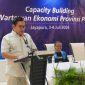 Kepala Perwakilan Bank Indonesia Papua Warsono saat membuka kegiatan Capacity Building Wartawan Ekonomi Provinsi Papua di Hotel Suni Sentani, Jumat siang, 3 Juli 2026. (Foto dok: BI  Papua)
