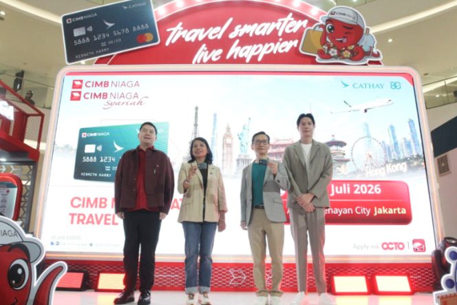 
					PT Bank CIMB Niaga Tbk (CIMB Niaga) bersama Cathay Pacific Airways Limited (Cathay) kembali menghadirkan Cathay Travel Fair 2026. (Foto dok: CIMB Niaga)