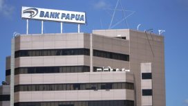Kantor Bank Papua yang terletak di jantung Kota Jayapura. Foto: Net