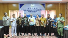Forkopimda Kota Jayapura disela-sela rapat forkopimda yang digelar Jumat 17 Juli 2026. Foto: paraparatv