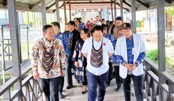 Saat kunker langsung jajaran Ditjen Farmalkes ke Rumah Sakit BLUD RSUD Mulia, Puncak Jaya. (KabarPapua.co/Agies Pranoto)