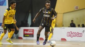 Salah satu peserta MyPertamina Futsal Competition, yang digelar Pertamina Patra Niaga Regional Papua Maluku. (Foto dok: Pertamina Papua)