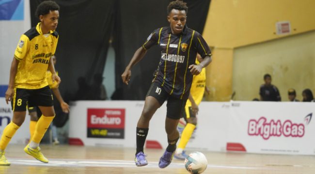 Salah satu peserta MyPertamina Futsal Competition, yang digelar Pertamina Patra Niaga Regional Papua Maluku. (Foto dok: Pertamina Papua)
