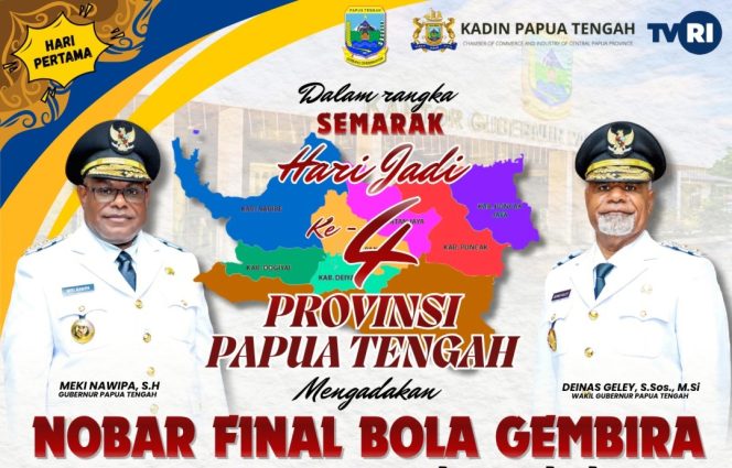 
					Bertabur Bintang Timnas, Pemprov Papua Tengah Gelar Nobar Gratis Piala Dunia Berhadiah Sepeda Motor