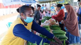 Gerakan pangan murah bagi masyarakat di Papua. (Foto dok: Bank Indonesia Perwakilan Provinsi Papua)