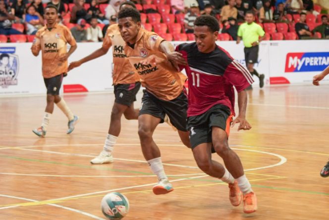 
					MyPertamina Futsal Competition 2026 sukses digelar, Pertamina dorong lahirnya talenta muda berprestasi di Jayapura. (Foto dok: Pertamina)