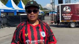 Kepala Biro Umum sekaligus Ketua Penyelenggara HUT ke-4 Provinsi Papua Tengah, Vivian Gobay. Foto: Agis Pranoto/KabarPapua.co