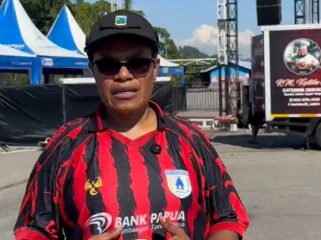 Kepala Biro Umum sekaligus Ketua Penyelenggara HUT ke-4 Provinsi Papua Tengah, Vivian Gobay. Foto: Agis Pranoto/KabarPapua.co