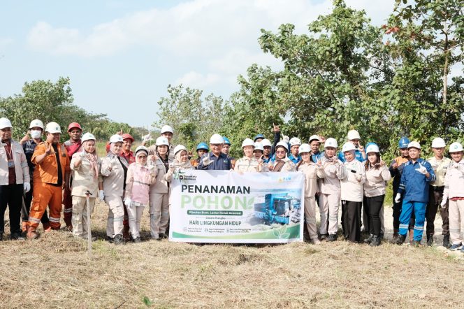 
					PLN IP UBP Holtekamp menanam pohon dalam rangka Hari Lingkungan Hidup Sedunia. Foto: PLN IP UBP Holtekamp