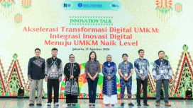 Innovation Talk Karya Kreatif Indonesia (KKI) 2026 bertema “Akselerasi Transformasi Digital UMKM: Integrasi Inovasi Digital Menuju UMKM Naik Level” di JICC Jakarta, Jumat, 21 Agustus 2026. (Foto dok: BI Papua) 