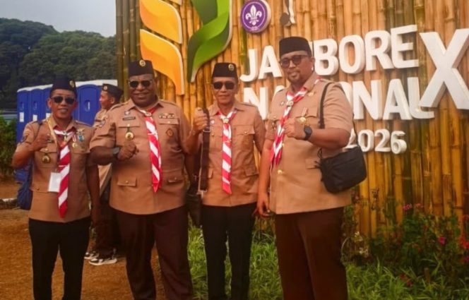
					upati Jayawijaya sekaligus Ketua Majelis Pembimbing Cabang (Ka Mabicab) Gerakan Pramuka Jayawijaya, Atenius Murip menghadiri pembukaan Jambore Nasional (Jamnas) XVII . Foto: ist