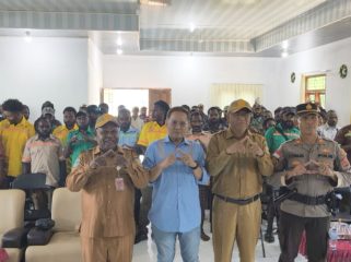 inas Tenaga Kerja Kabupaten Puncak latih skill 20 pemuda di Timika. Foto: Diskominfo Puncak
