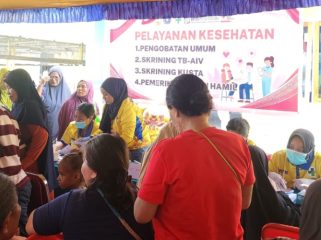 Aksi sosial Srikandi PLN IP UBP Holtekamp dalam rangka HUT ke-81 RI di Kampung Holtekamp. Foto: PLN IP UBP Holtekamp

