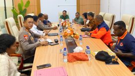 Saat Pemprov Papua Tengah gelar emergency meeting strategic guna tangani Karhutla di wilayah Kabupaten Nabire. (KabarPapua.co/Agies Pranoto)