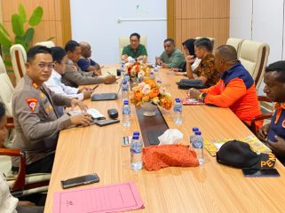 Saat Pemprov Papua Tengah gelar emergency meeting strategic guna tangani Karhutla di wilayah Kabupaten Nabire. (KabarPapua.co/Agies Pranoto)