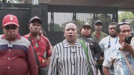 Perwakilan masyarakat dari Distrik Makimi, Kabupaten Nabire, Papua Tengah. (Foto dok: IST)