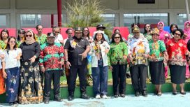 Penjemputan Wamen Pariwisata RI, Ni Luh Puspa di Bandara Wamena. (Foto dok: Pers FBLB 2026)