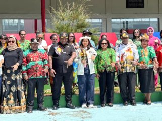 Penjemputan Wamen Pariwisata RI, Ni Luh Puspa di Bandara Wamena. (Foto dok: Pers FBLB 2026)