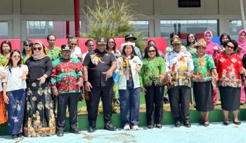 Penjemputan Wamen Pariwisata RI, Ni Luh Puspa di Bandara Wamena. (Foto dok: Pers FBLB 2026)