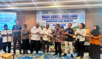 BI Papua- Pemkab Biak Numfor melakukan High Level Meeting (HLM) dan Capacity Building TPID. Foto: BI Papua