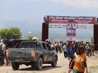 Lapangan Waelsi, lokasi melaksanakan Festival Budaya Lembah Baliem. Foto: ist 