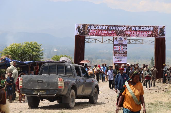 
					Lapangan Waelsi, lokasi melaksanakan Festival Budaya Lembah Baliem. Foto: ist 