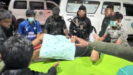 Personel Polres Ilu tertembak saat patroli. Foto: Satgas Damai Cartensz  