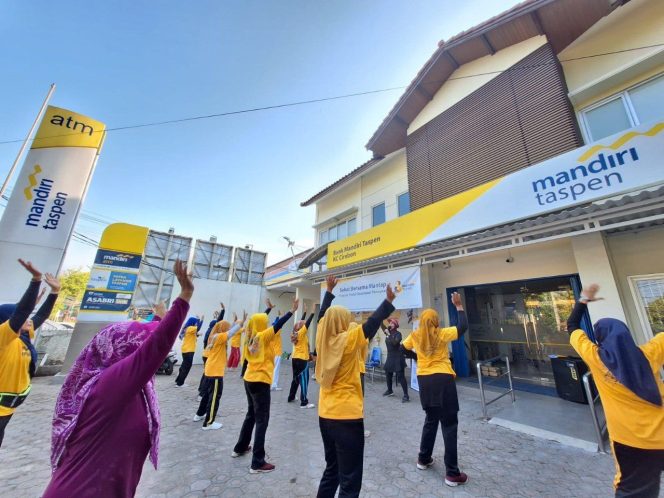 
					Ilustrasi olahraga bersama pensiunan. Foto:Bank Mandiri