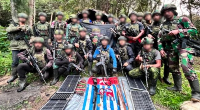 Koops TNI Habema menguasai wilayah  kelompok  TPNPB-OPM Kodap VIII/Intan Jaya pimpinan Apeni Kobogau di sekitar Kampung Gamagai, Distrik Ugimba, Kabupaten Intan Jaya, Provinsi Papua Tengah, Sabtu 15 Agustus 2026. Foto: Koops TNI Habema 