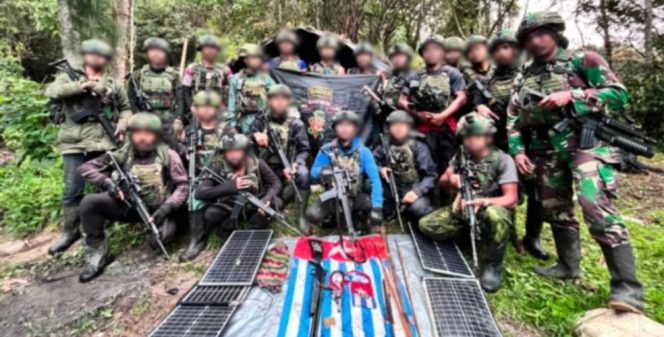 
					Koops TNI Habema menguasai wilayah  kelompok  TPNPB-OPM Kodap VIII/Intan Jaya pimpinan Apeni Kobogau di sekitar Kampung Gamagai, Distrik Ugimba, Kabupaten Intan Jaya, Provinsi Papua Tengah, Sabtu 15 Agustus 2026. Foto: Koops TNI Habema 