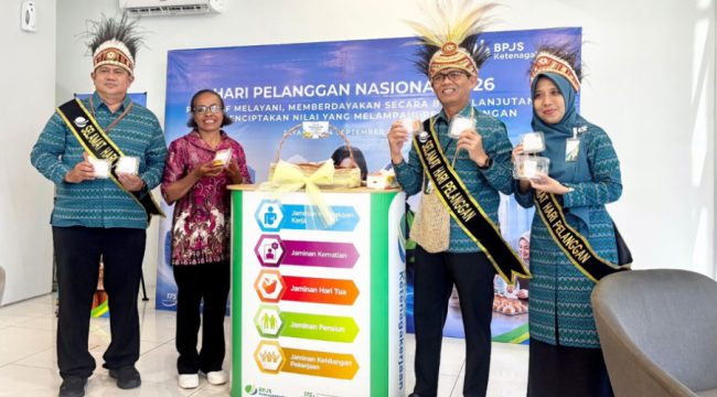 Momen Hapelnas 2026 di BPJS Ketenagakerjaan Papua Jayapura. Foto: ist
