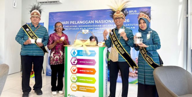 
					Momen Hapelnas 2026 di BPJS Ketenagakerjaan Papua Jayapura. Foto: ist